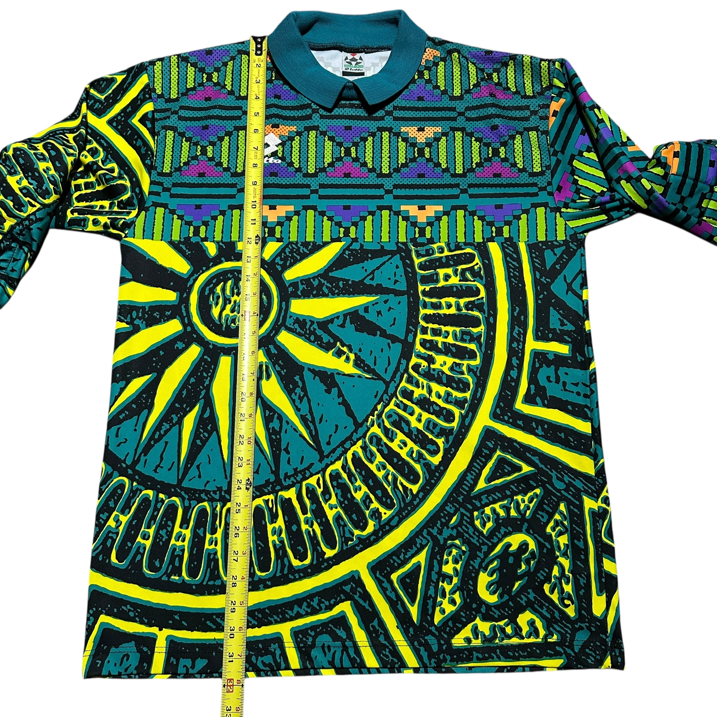 1994 Switzerland Goalkeeper Jersey Lotto Blank Template