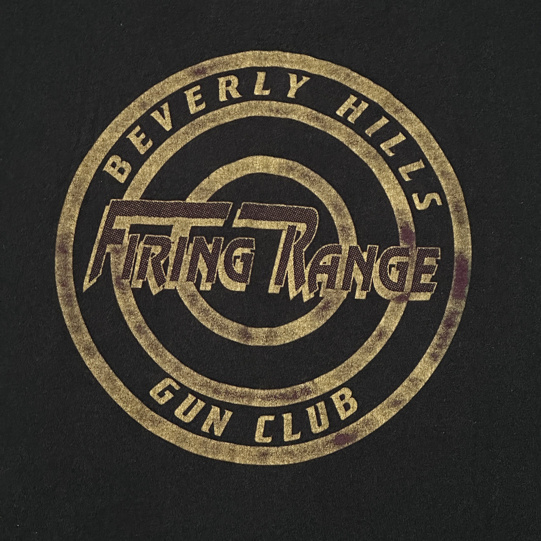 1990s Beverly Hills Firing Range Gun Club Target