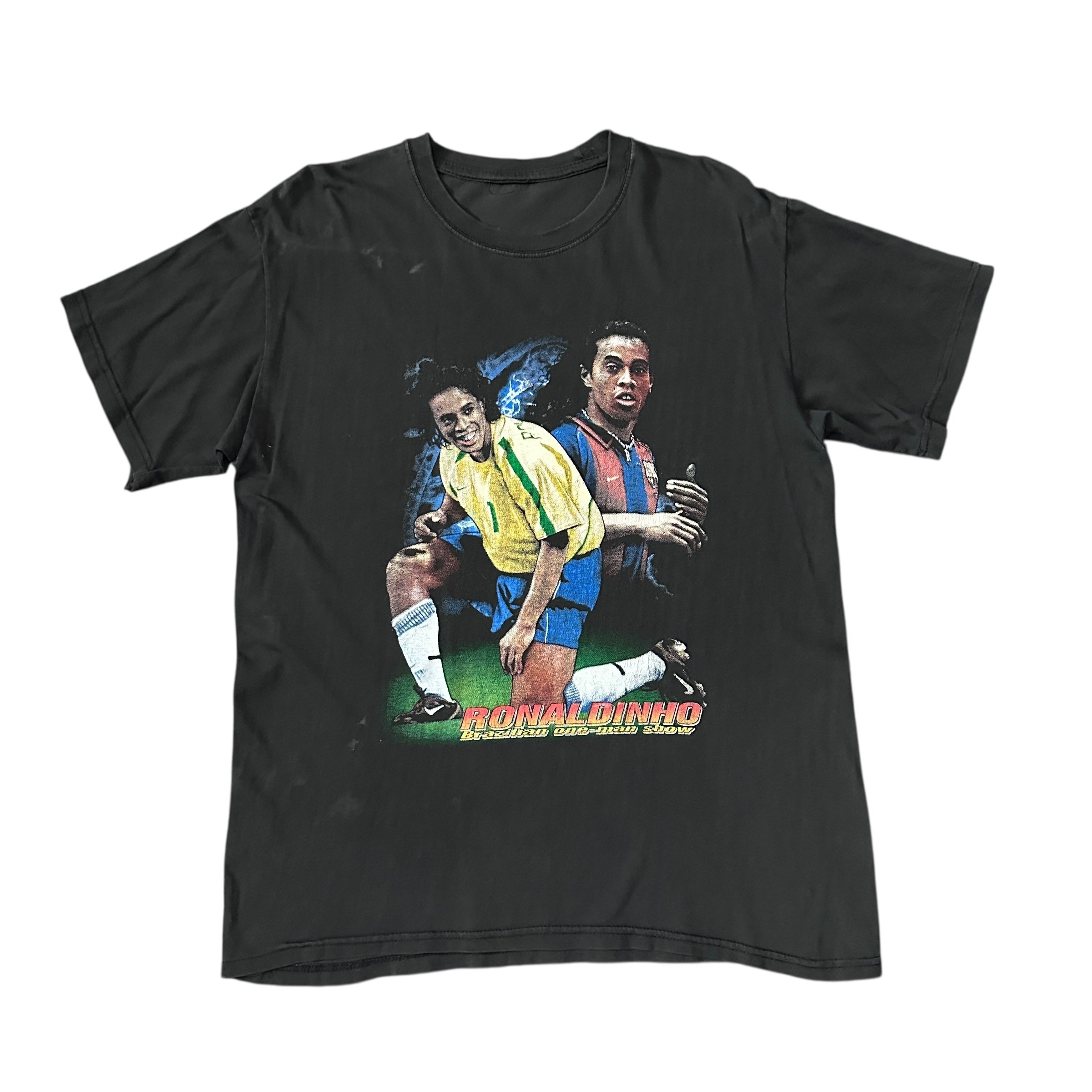 2000s Ronaldinho Brazil FC Barcelona Rap Tee