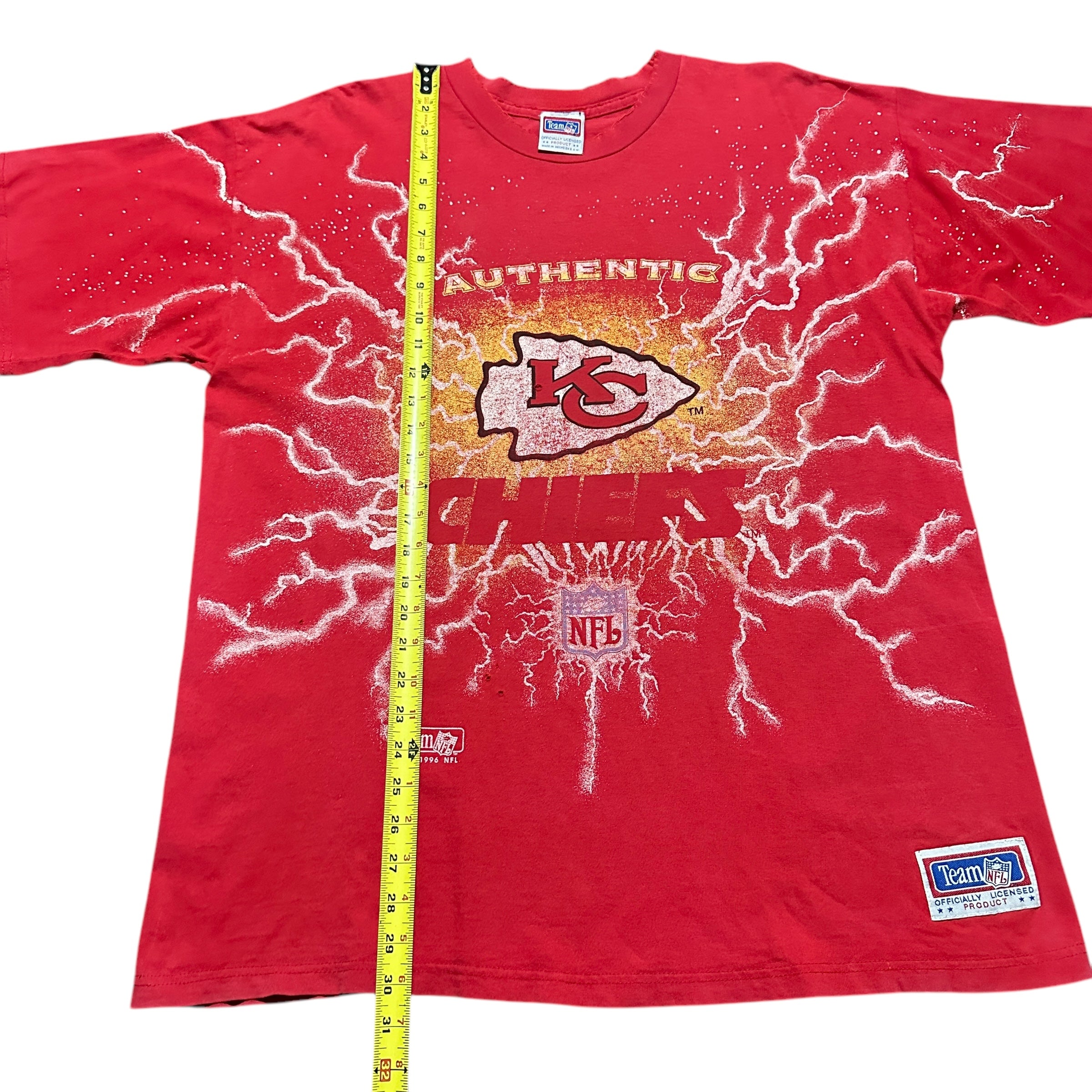 1996 Kansas City Chiefs NFL Lightning Thunder