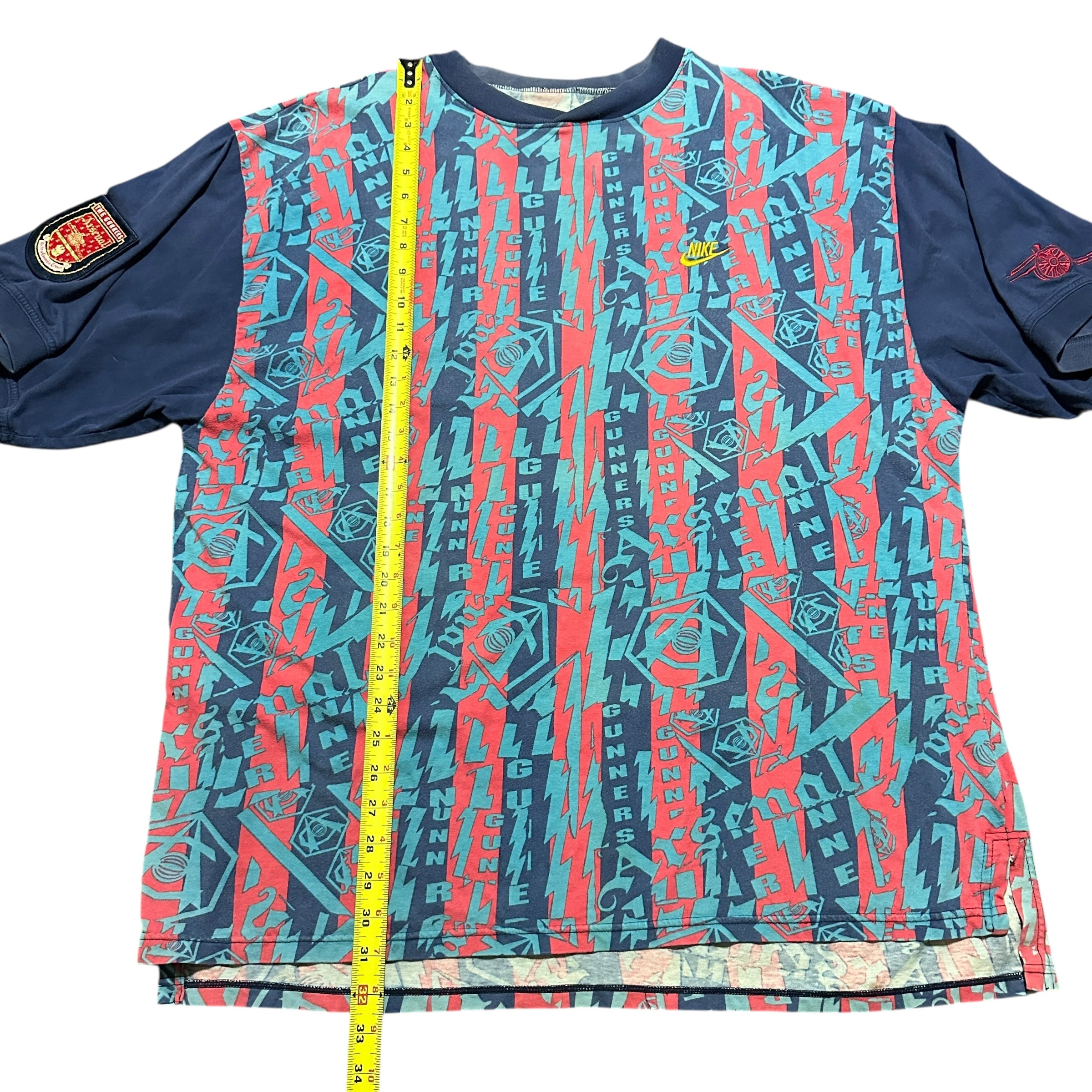 1990s Nike Arsenal FC EPL AOP