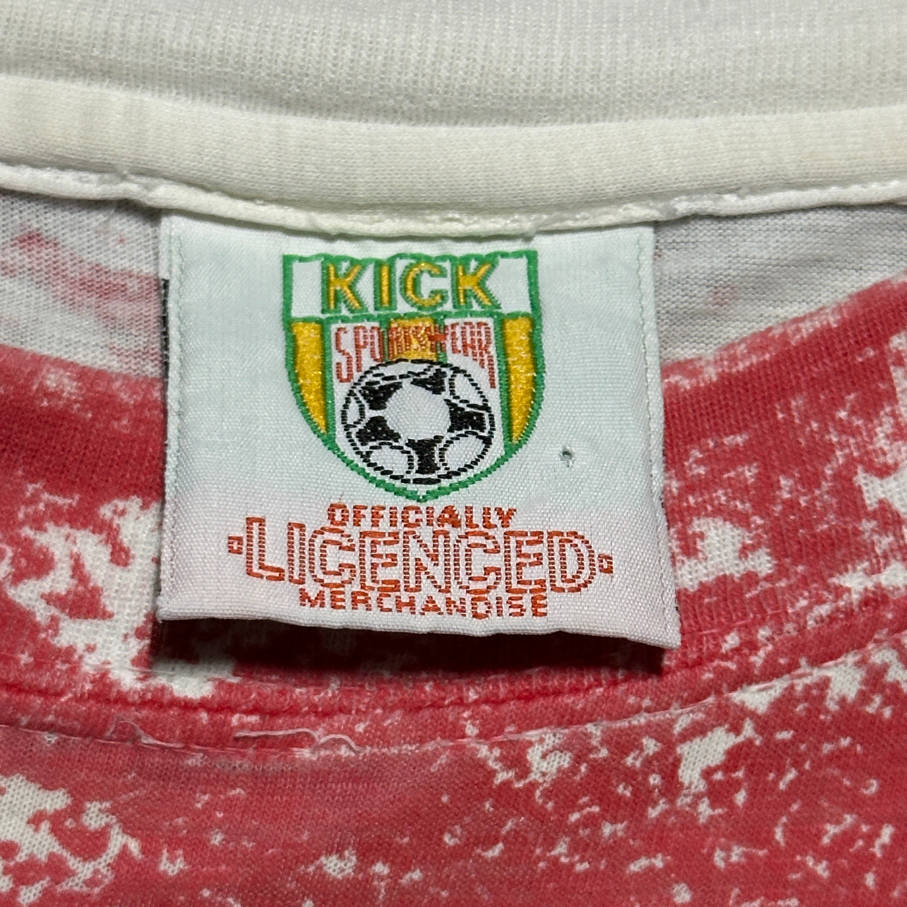 1990s England Soccer AOP 3 Lions