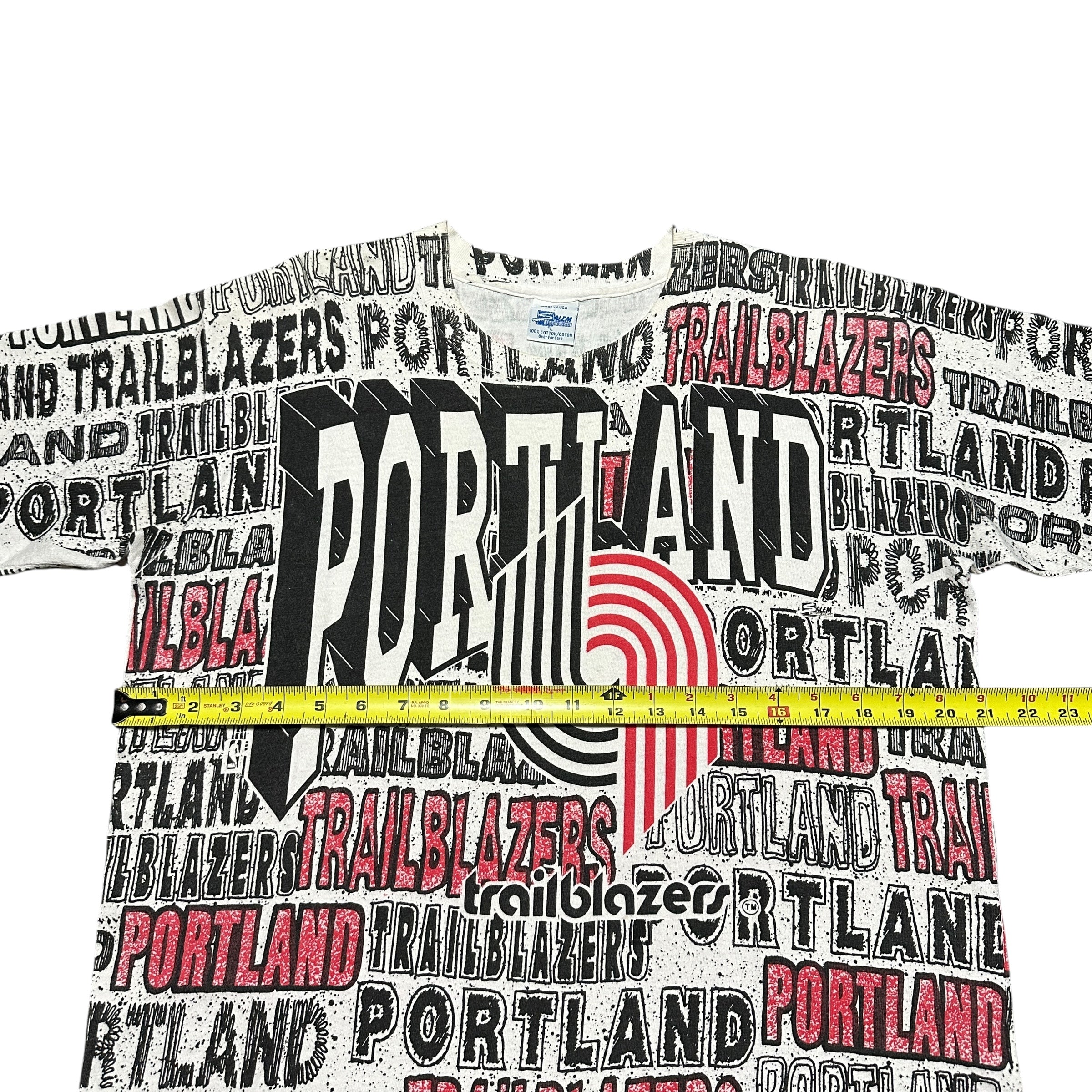 1990s Salem Sportswear Portland Trailblazers NBA AOP