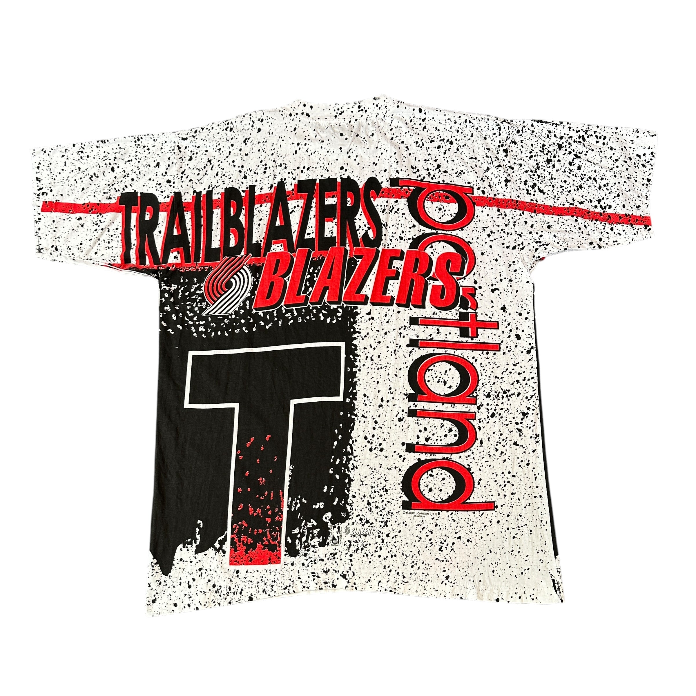 1990s Magic Johnson Portland Trailblazers NBA AOP