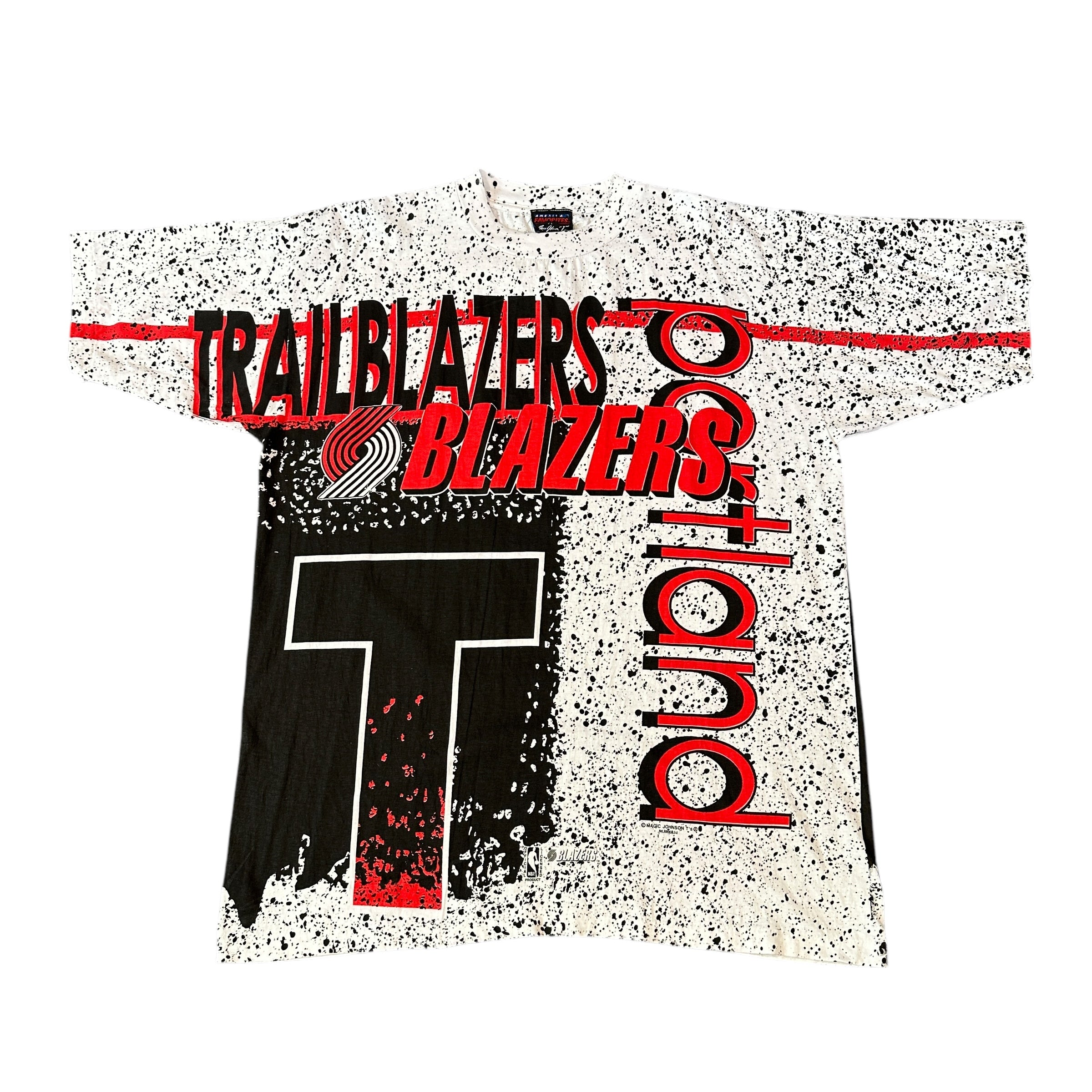 1990s Magic Johnson Portland Trailblazers NBA AOP
