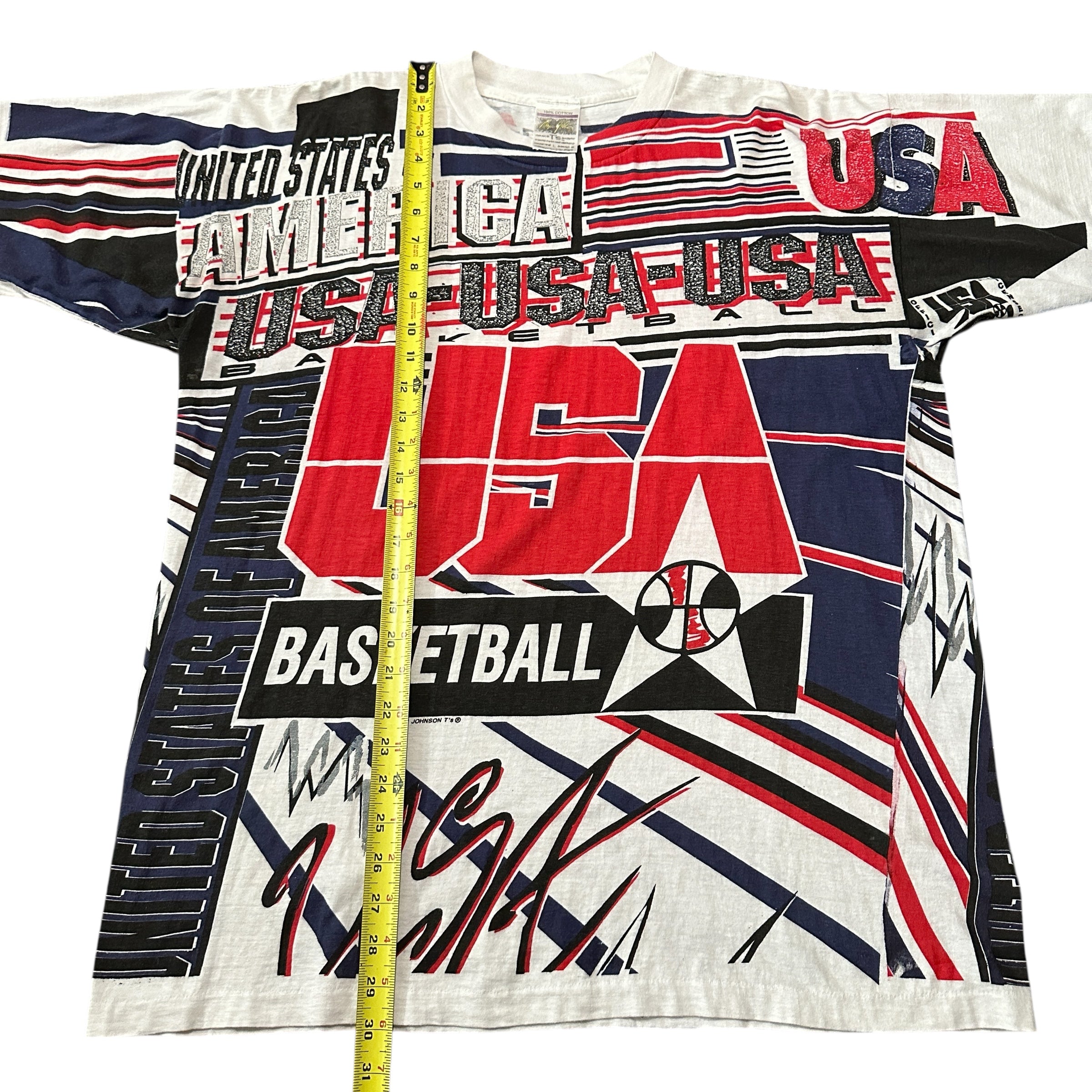 1992 Magic Johnson USA Olympics Dream Team NBA AOP