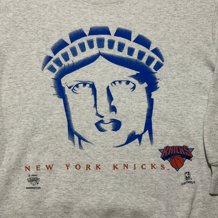 1990s New York Knicks NBA Nutmeg Statue of Liberty Crewneck