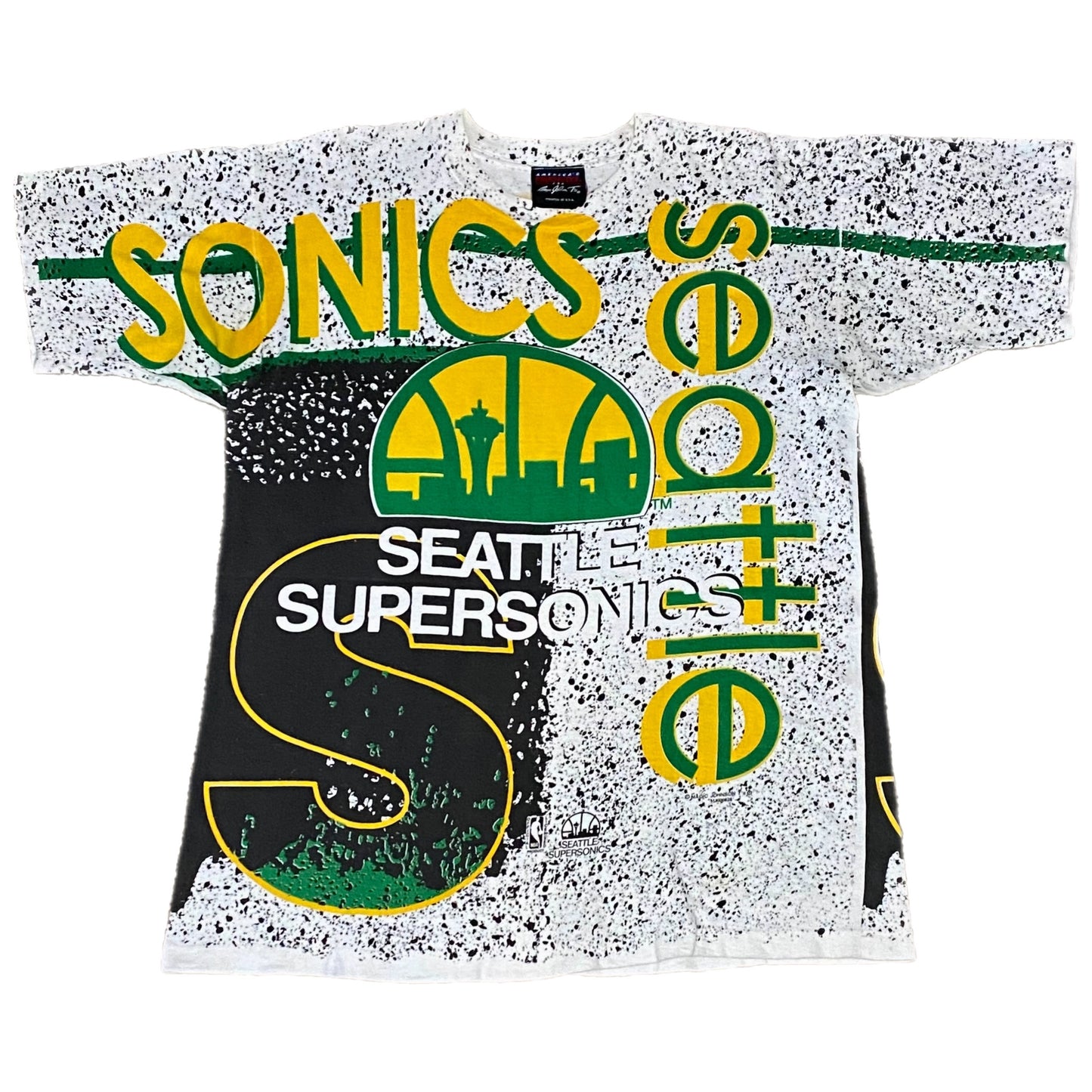 90s Seattle SuperSonics NBA Oreo Showers AOP