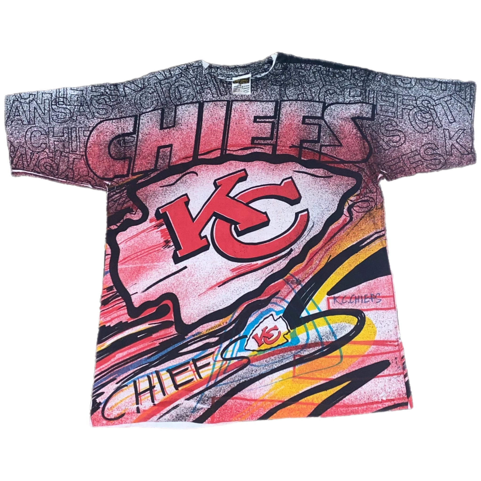 1990s Magic Johnson Kansas City Chiefs AOP