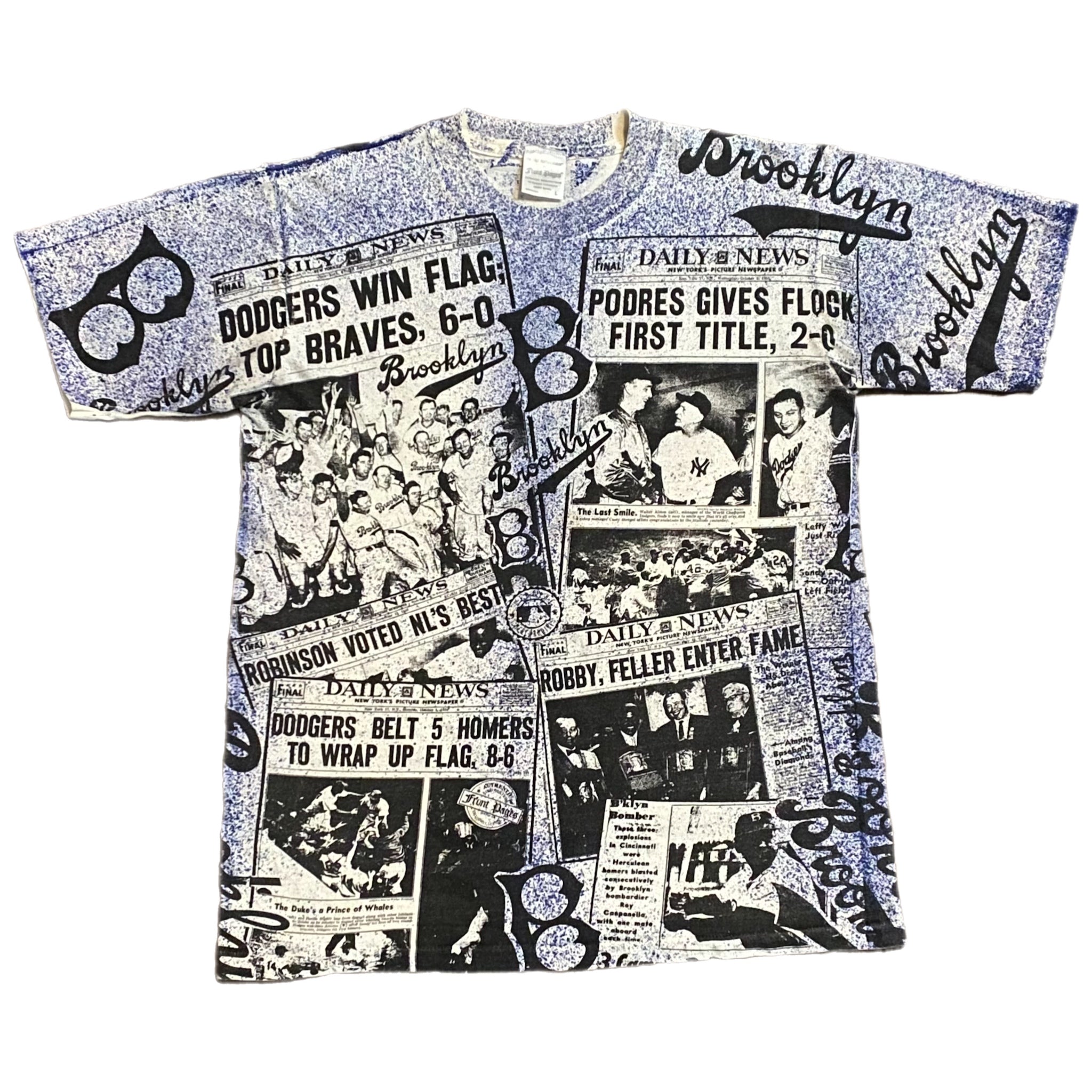 1990s Brooklyn/LA Dodgers Newspaper AOP