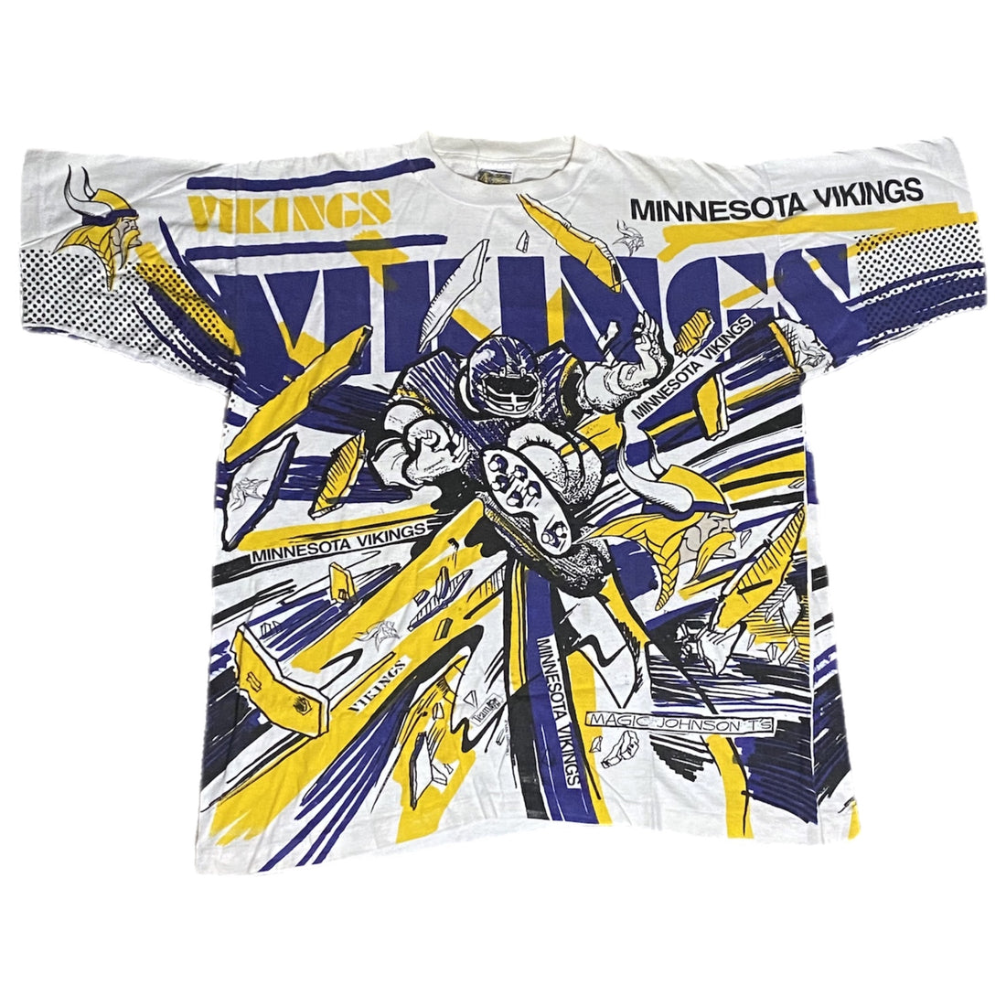 90s Magic Johnson Minnesota Vikings NFL AOP